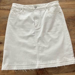 White denim skirt- NWT